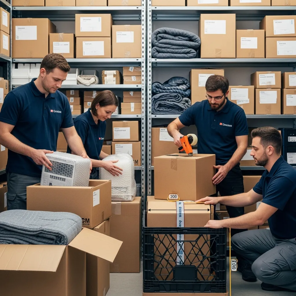 Expert packing services with space optimization
