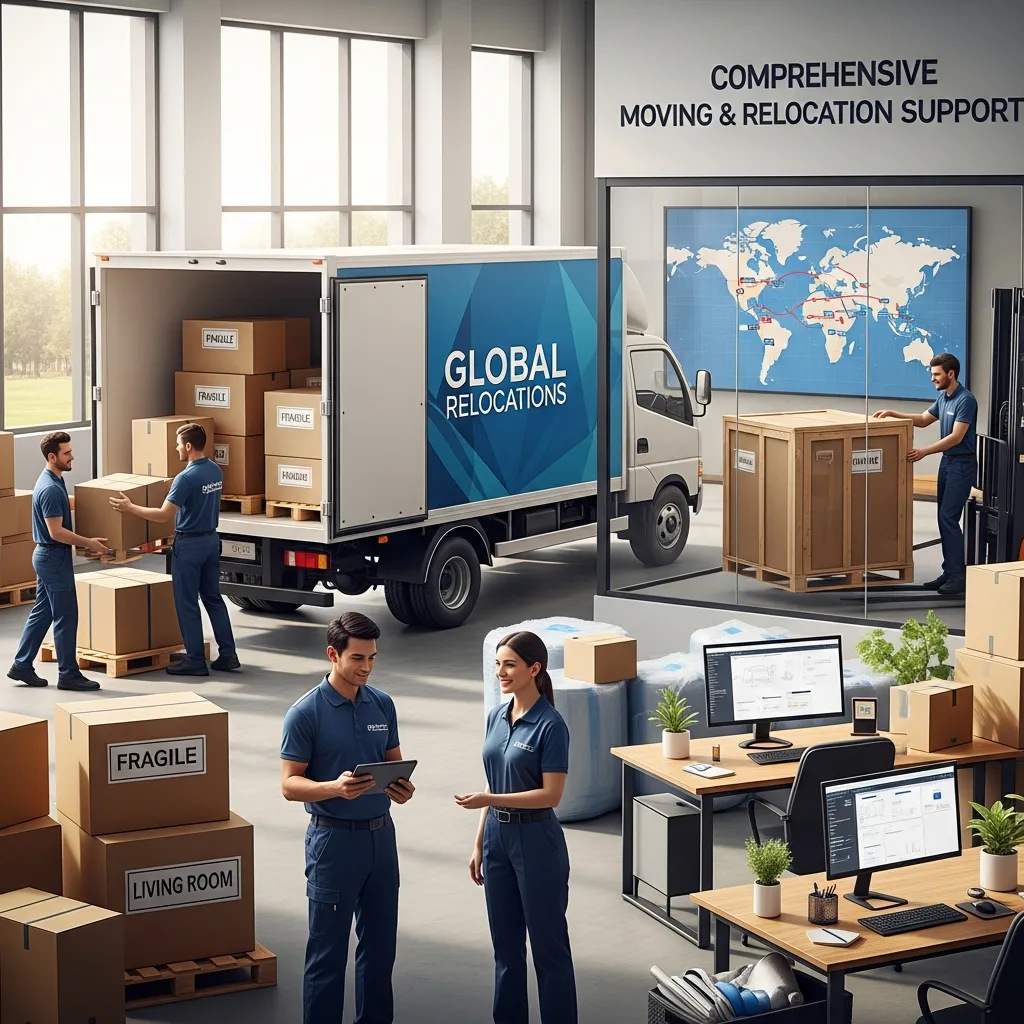 Comprehensive moving and relocation support services